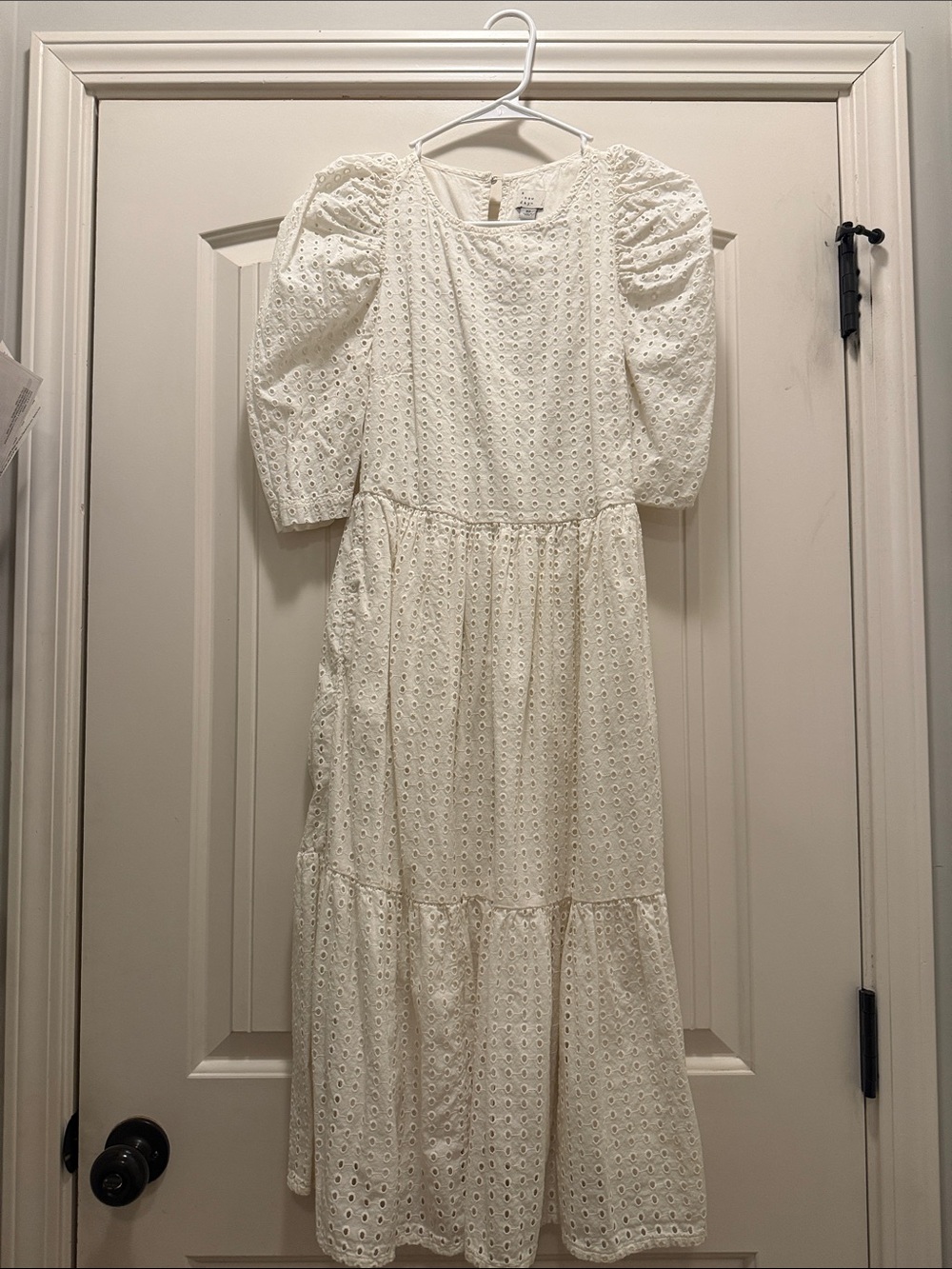 A New Day White Eyelet Dress